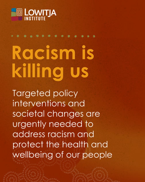 Racism is killing us